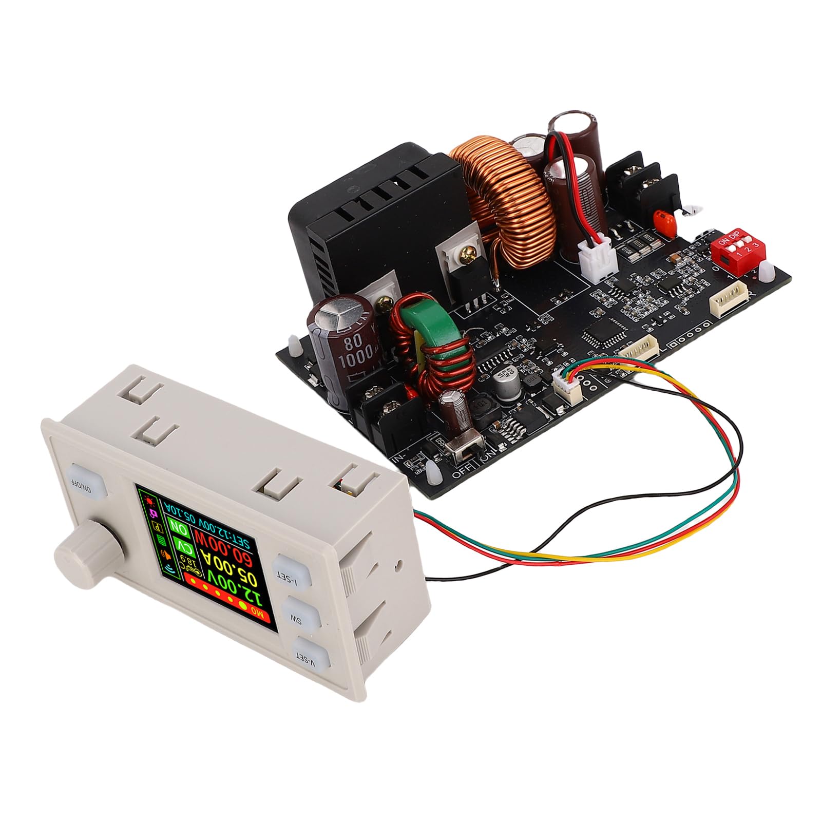 Bewinner Zasilacz Regulowany CNC DC, 1200W 20A moduł Obniżający Napięcie,