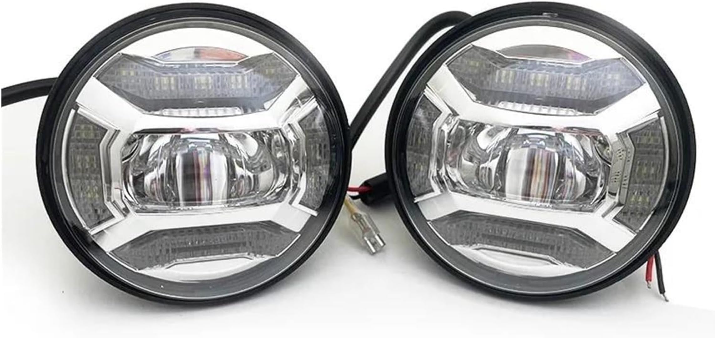 faro de motocicleta Para Modelos con 45 luces auxiliares delanteras redondas luces antiniebla LED de 4 5 pulgadas proyector de 4-1/2" lámpara auxiliar para motocicleta
