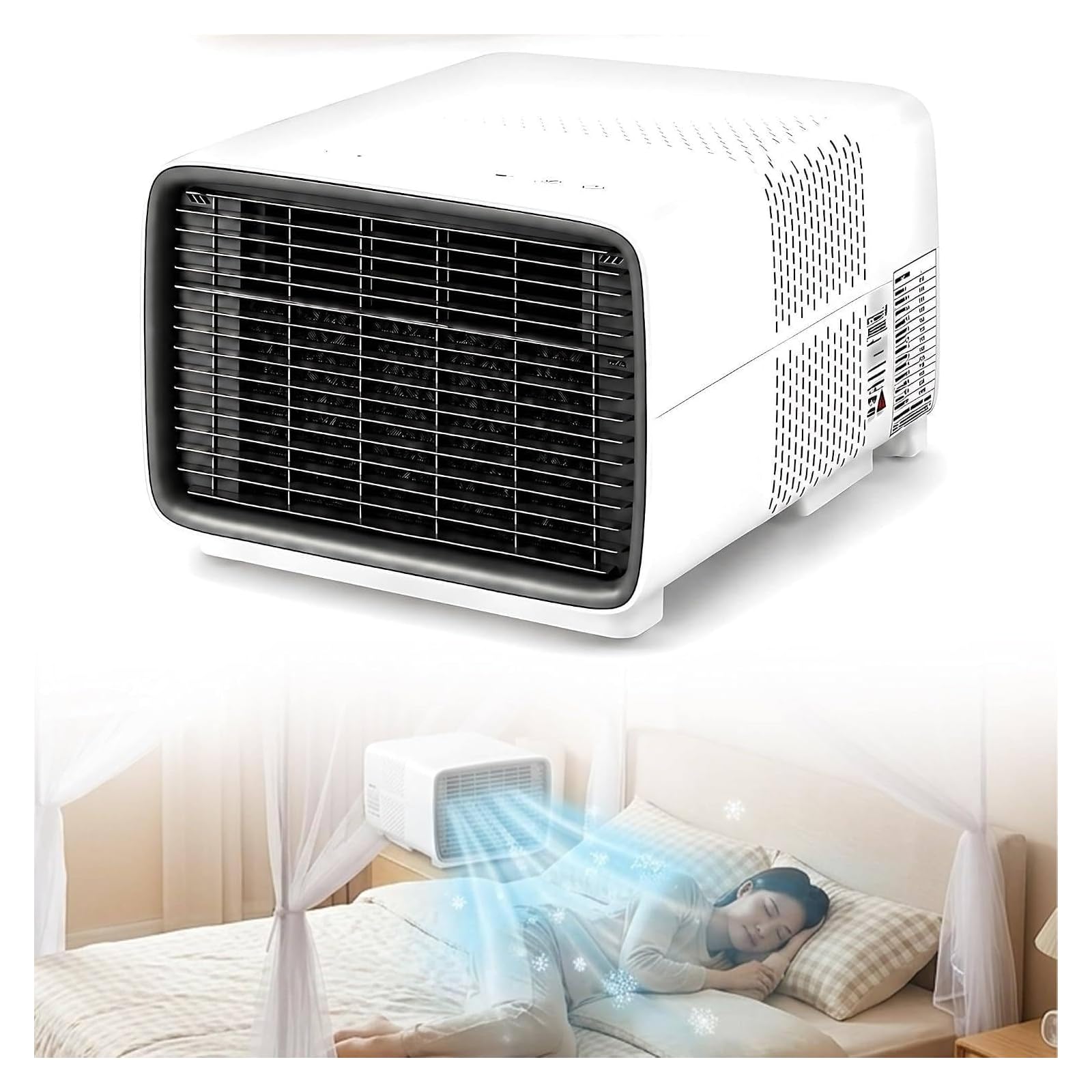 ZHENYUWANG Portable Air Conditioner, 2700 BTU Camping Air Conditioner