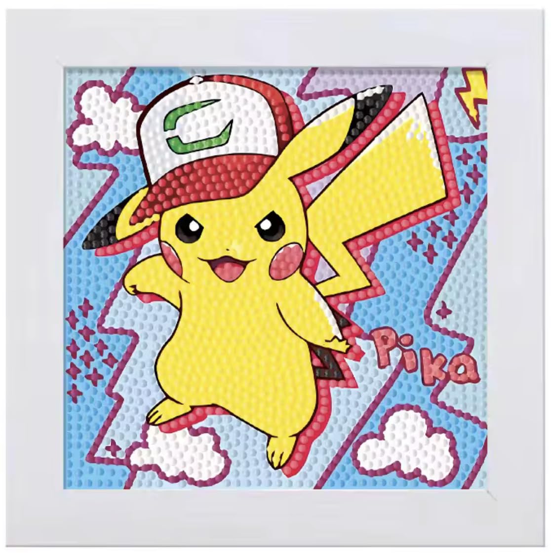 Pokémon | Pikachu Diamond Art | Avec cadre | 15+ ans | Design 6
