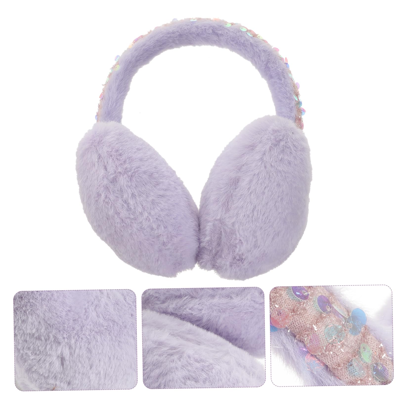 FOMIYES Heart-shaped Ear Warmers Warm and Cozy Winter Earmuffs for Men/women Thermal Outdoor Ear Covers Random