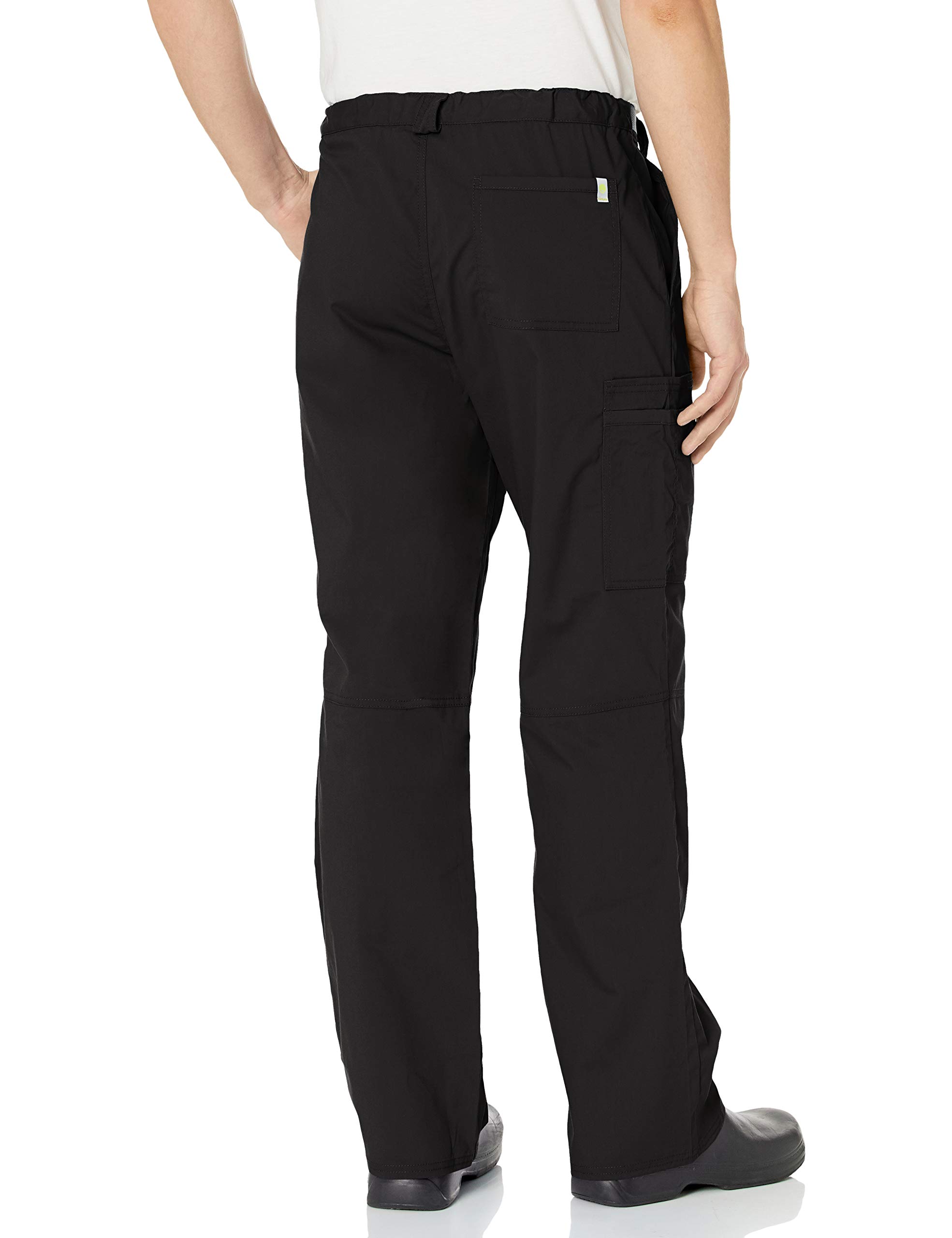 Code Happy Bliss w/Certainty Men Scrubs Pant Zip Fly Front CH205AT, XL Tall, Black