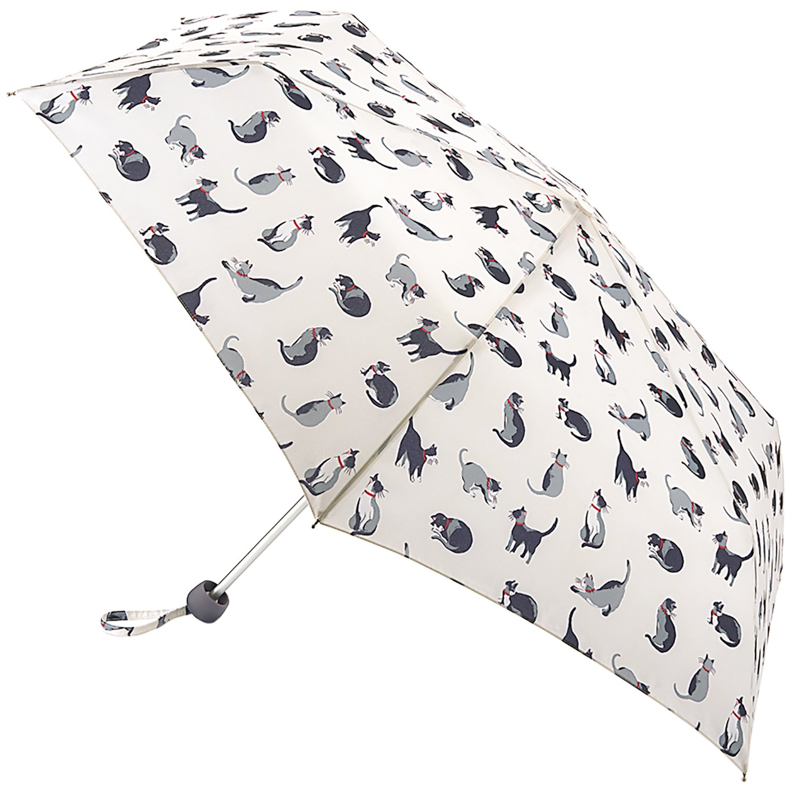 Cath Kidston Minilite Folding Umbrella - Painted Cats