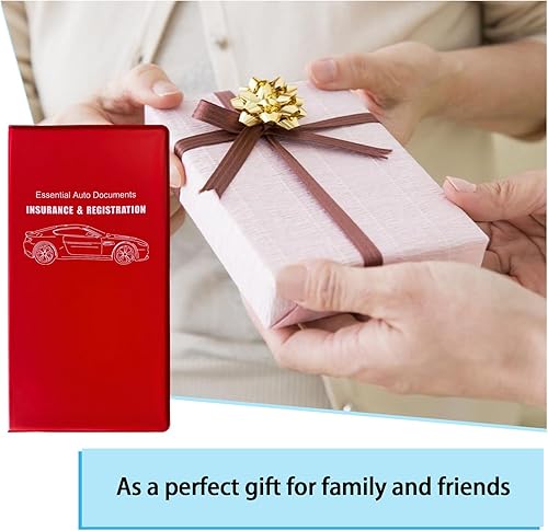 Miniatura 6 de Soporte para registro y seguro de automóvil, organizador esencial para documentos de tarjetas de automóvil con cierre, accesorios interiores de