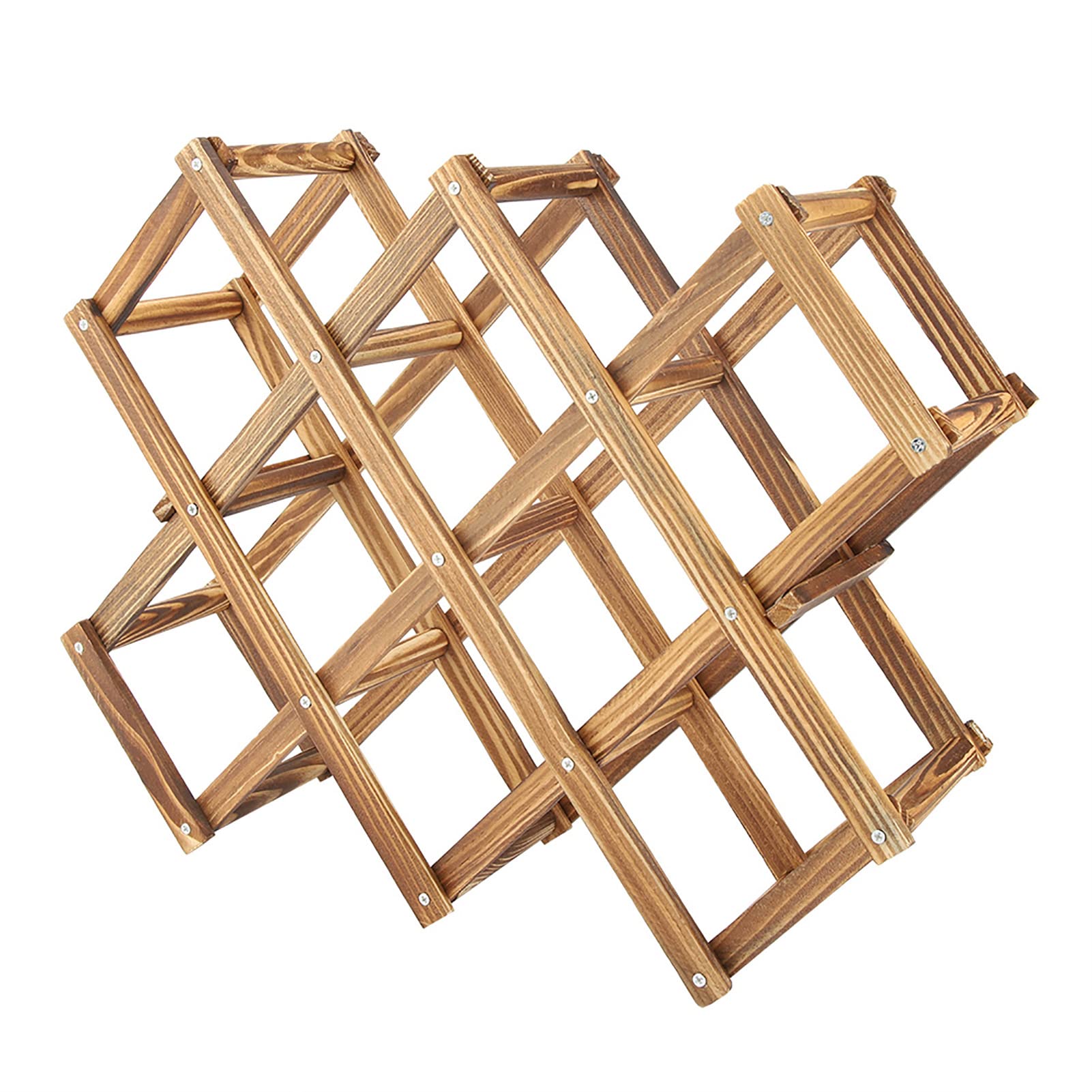 Casier à vin pliable en bois pour résoudre le manque de place en cuisine