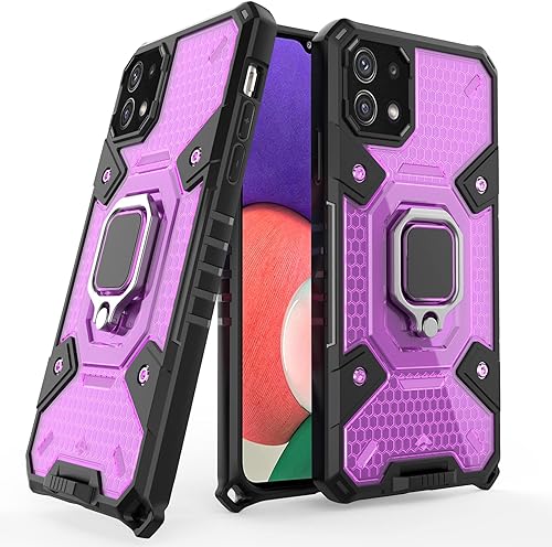 Asuwish Funda de teléfono para Samsung Galaxy A22 5GBoost Mobile Celero 5G con protector de pantalla de vidrio templado y soporte de anillo, disponible en Yaxa Mexico