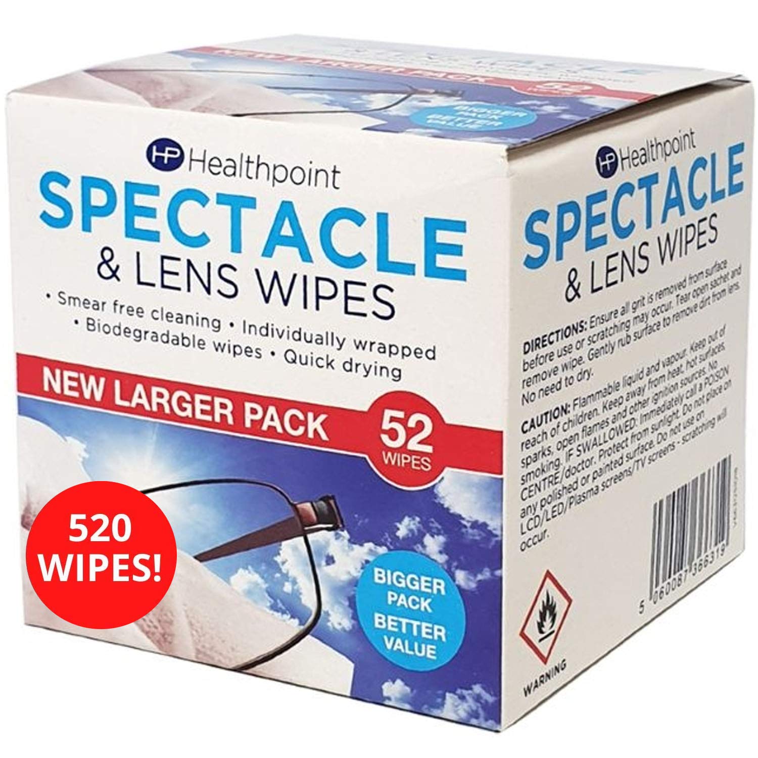 Vector Optics Pre-Moistened Optics Lens Alcohol-Free Cleaning Wipes 50 - South West Optics - View #6