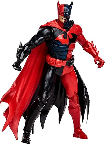 Miniatura 3 de DC Multiverse - Batman Reborn - Figura de acción de Batman de dos caras de 7 pulgadas