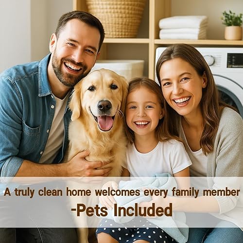 Miniatura 9 de flowcheer Limpiador de lavadora para pelo de mascotas y olor, tabletas de limpieza profunda para lavadora de tambor y bañera - Descompone la