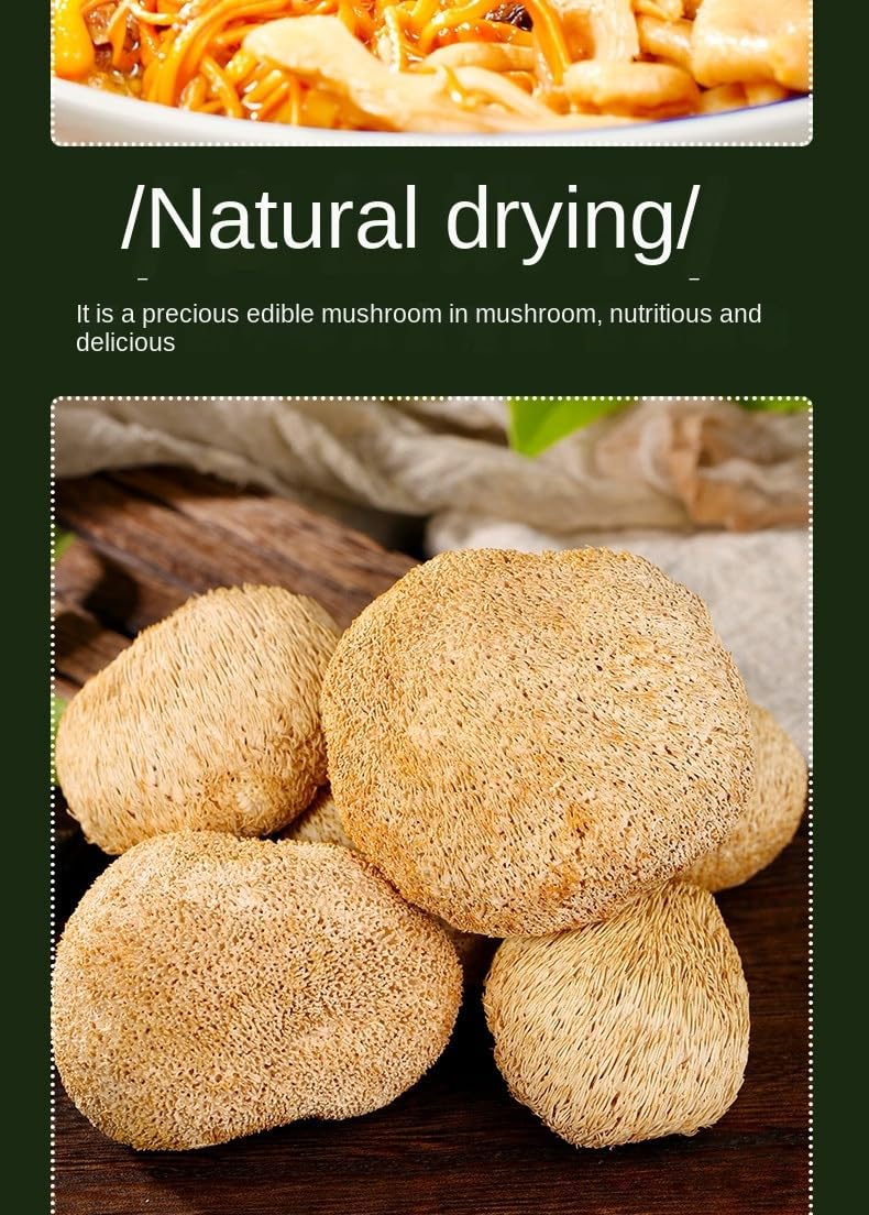 Zercumm Monkey Head Mushroom 250G Dry Goods Northeast Wild Monkey Head Mushroom Mushroom Sulfur-Free Soup Ingredients