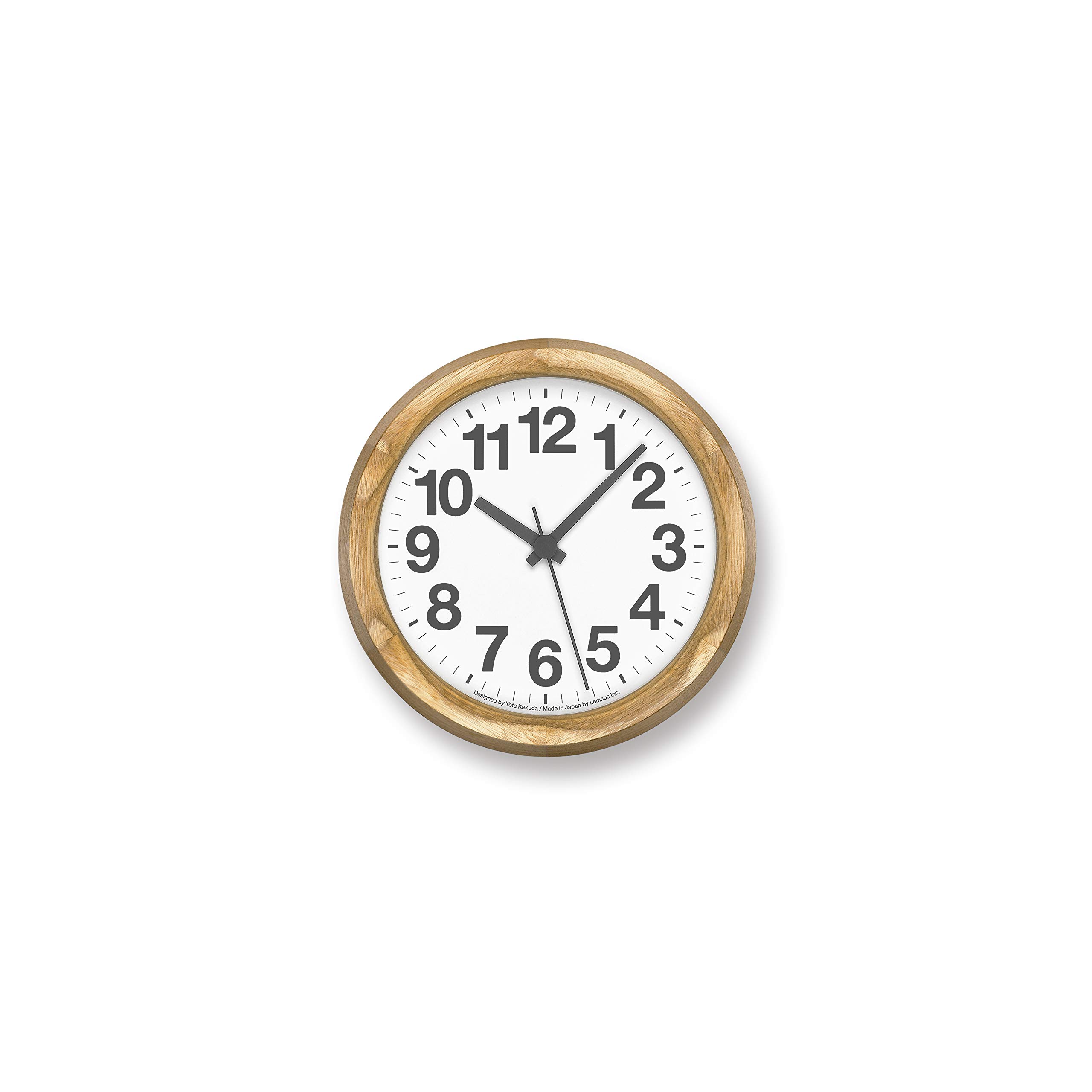 【レムノス Ｌｅｍｎｏｓ】ＣＬＯＣＫ Ａ ＳＭＡＬＬ (ＹＫ１５−０３) Amazon.co.jp: レムノス 掛け時計 クロック エー スモール アナログ 木