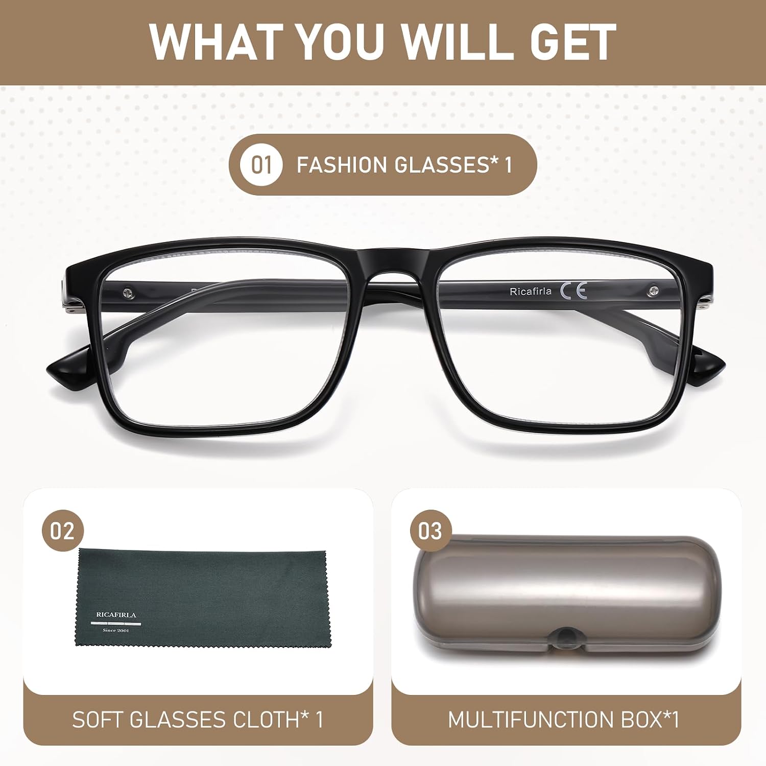 Classic Non Prescription Glasses Clear Lens Classic Driving Blue Light Cheater Metal Eyeglasses Designer Men