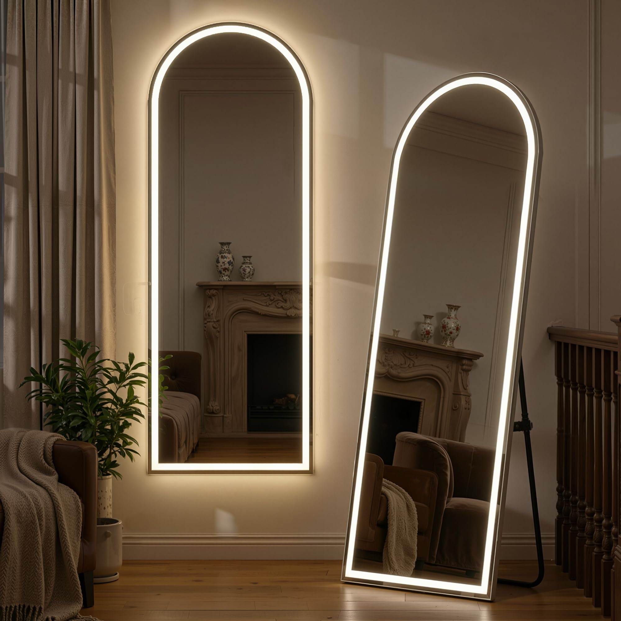 Simple Deluxe 60'x16' Arched Mirror