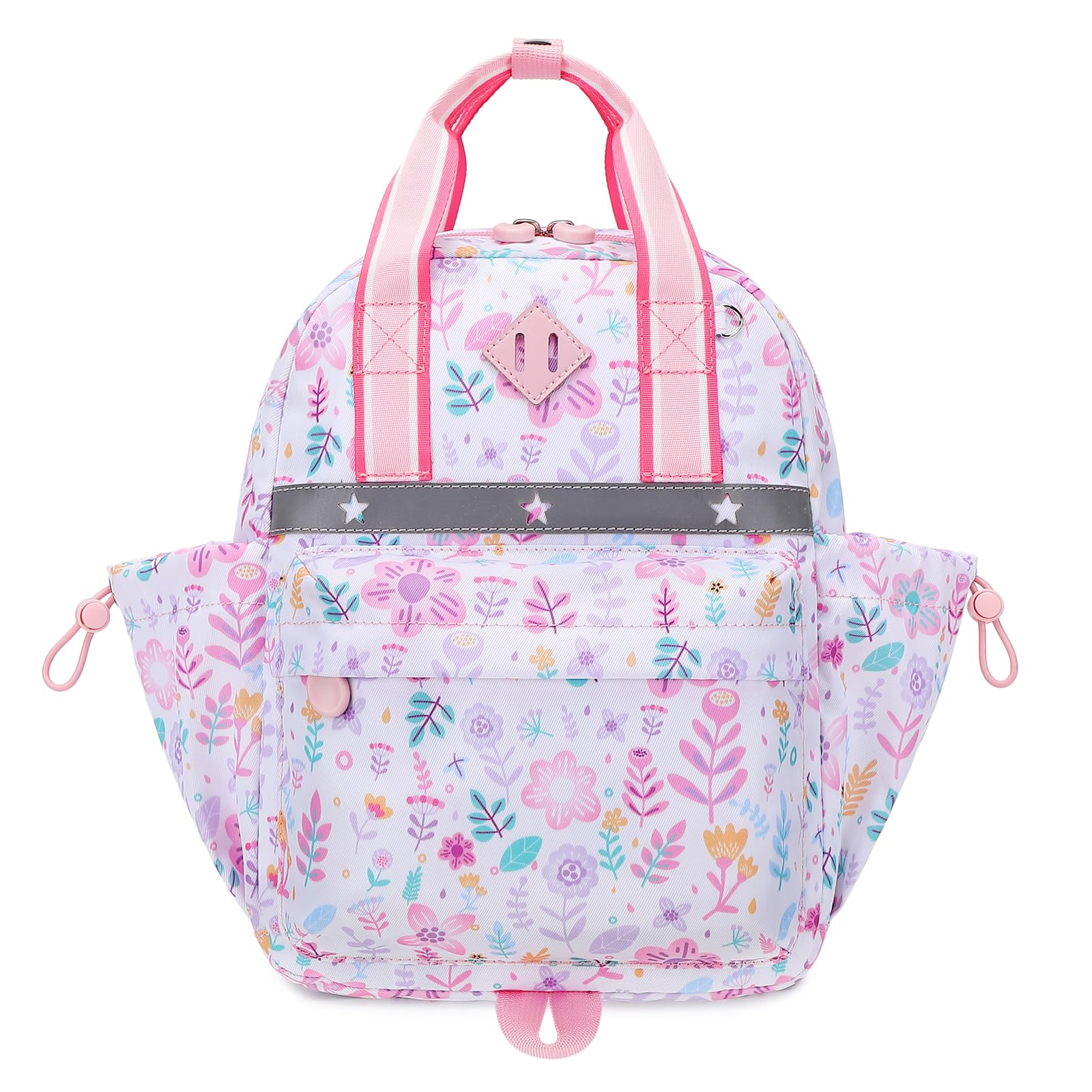 Sisipoet Kinderrucksack Mädchen 9L mit Brustgurt für Kinder 2-4 Jahre | Leichter Rucksack Kinder, Ergonomische Gurte, Wasserabweisend, Reflektierende Streifen, Verstellbarer Brustgurt