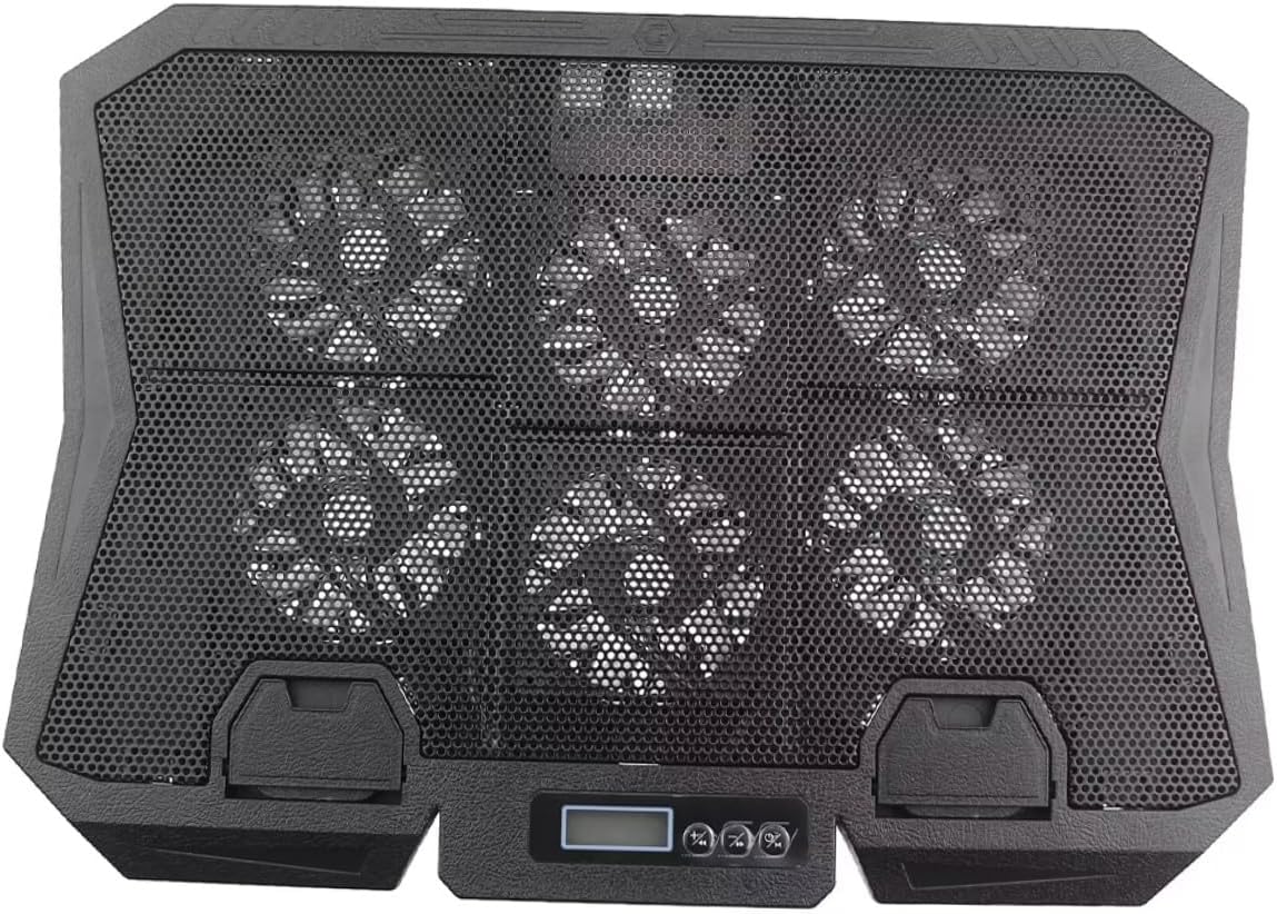Laptop Cooling Pad 15.6-inch with Adjustable Fan Speed and Blue LED Light Quiet Laptop Stand Cooler for Notebook Cooling