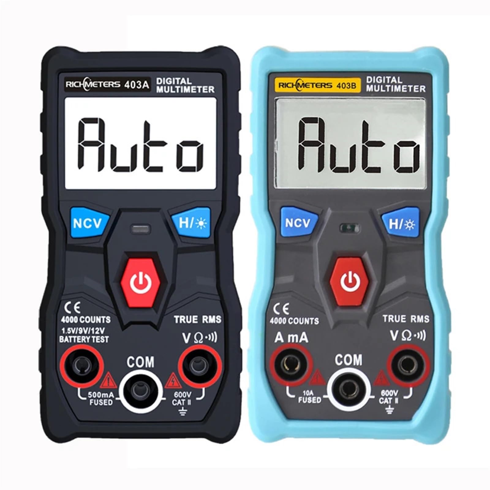 Automatyczny multimetr cyfrowy NCV 4000 zliczeń Tester napięcia AC/DC(403B)