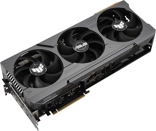ASUS TUF GAMING NVIDIA GeForce RTX 4090 – Carte graphique gaming (24GB GDDR6X, PCIe 4.0, HDMI 2.1a, DisplayPort 1.4a, Ventilateurs axiaux à double roulement à billes), 90YV0IE1-M0NA00 - 3
