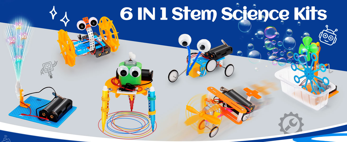 Amazon.com: STEM Robotics Kit 6 Set Science Experiments Project