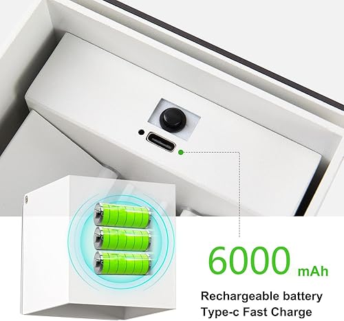 Miniatura 3 de SURPALIG Lámpara de pared con sensor de movimiento para interiores, moderna, funciona con pilas, recargable, magnética, inalámbrica, luz nocturna