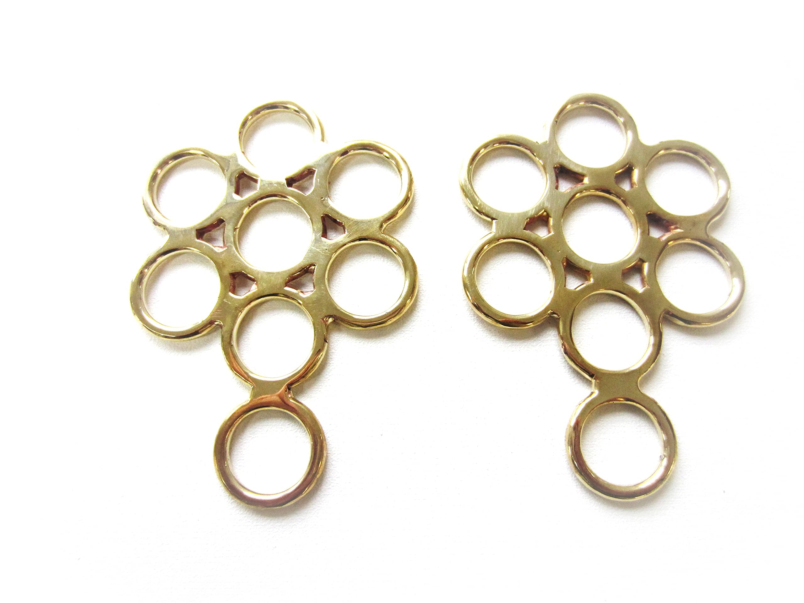 Gebissloser Zaum Hackamore Flower Gold - messingfarben