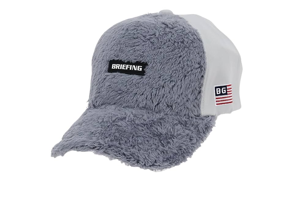 美品 BRIEFING GOLF ブリーフィング キャップ グレー系 FREE BRIEFING GOLF - BRG221M83 | キャップ | メンズ | ゴルフウェア