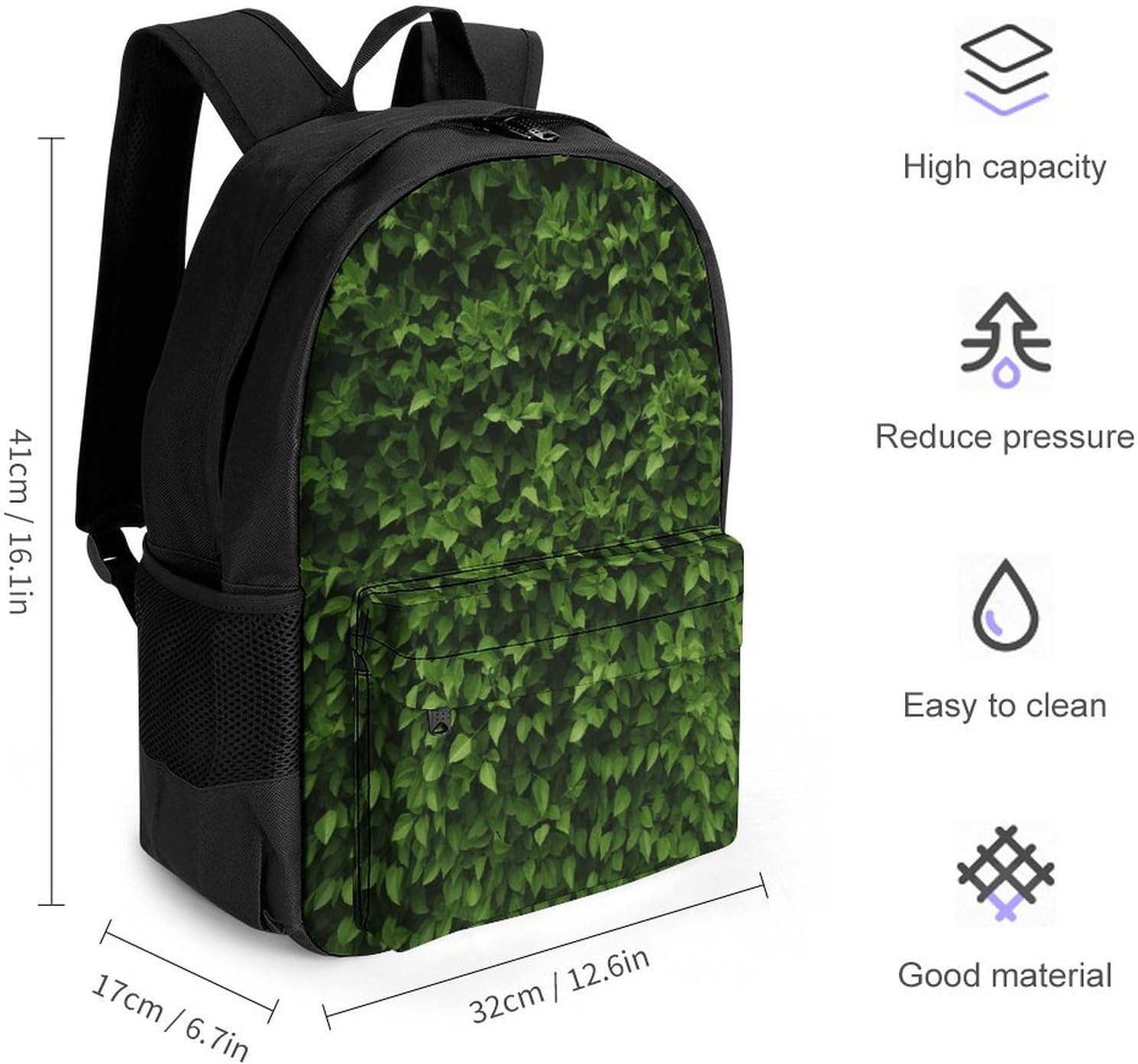 Hedge Backpack Daypack Travel Backpack | Lightweight Casual Laptop Backpack for Women Men Aesthetic Travel Bag for Weekender Business Hiking Outdoor