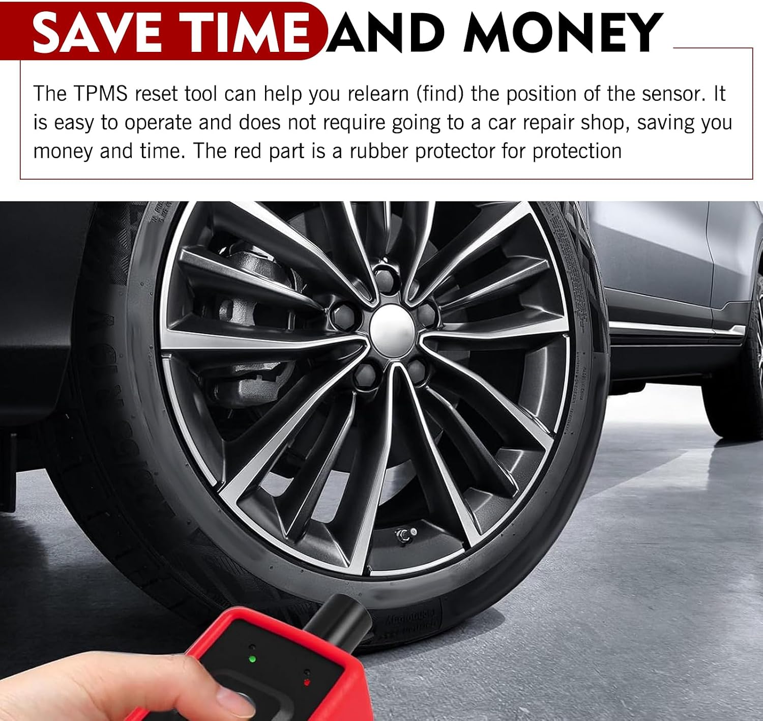 TPMS Relearn Tool, Tire Pressure Sensor Activation Tool, EL-50449 TPMS Compatible with Ford/Lincoln/Mercury