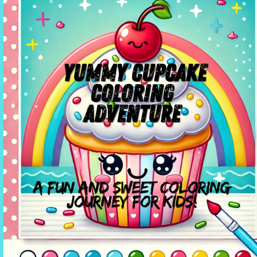 Coloriage cupcake enfants pour les après-midis pluvieux et vacances