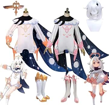 Amazon.co.jp: [HUNIY] 原神 パイモン コスプレ衣装 豪華版 フルセット