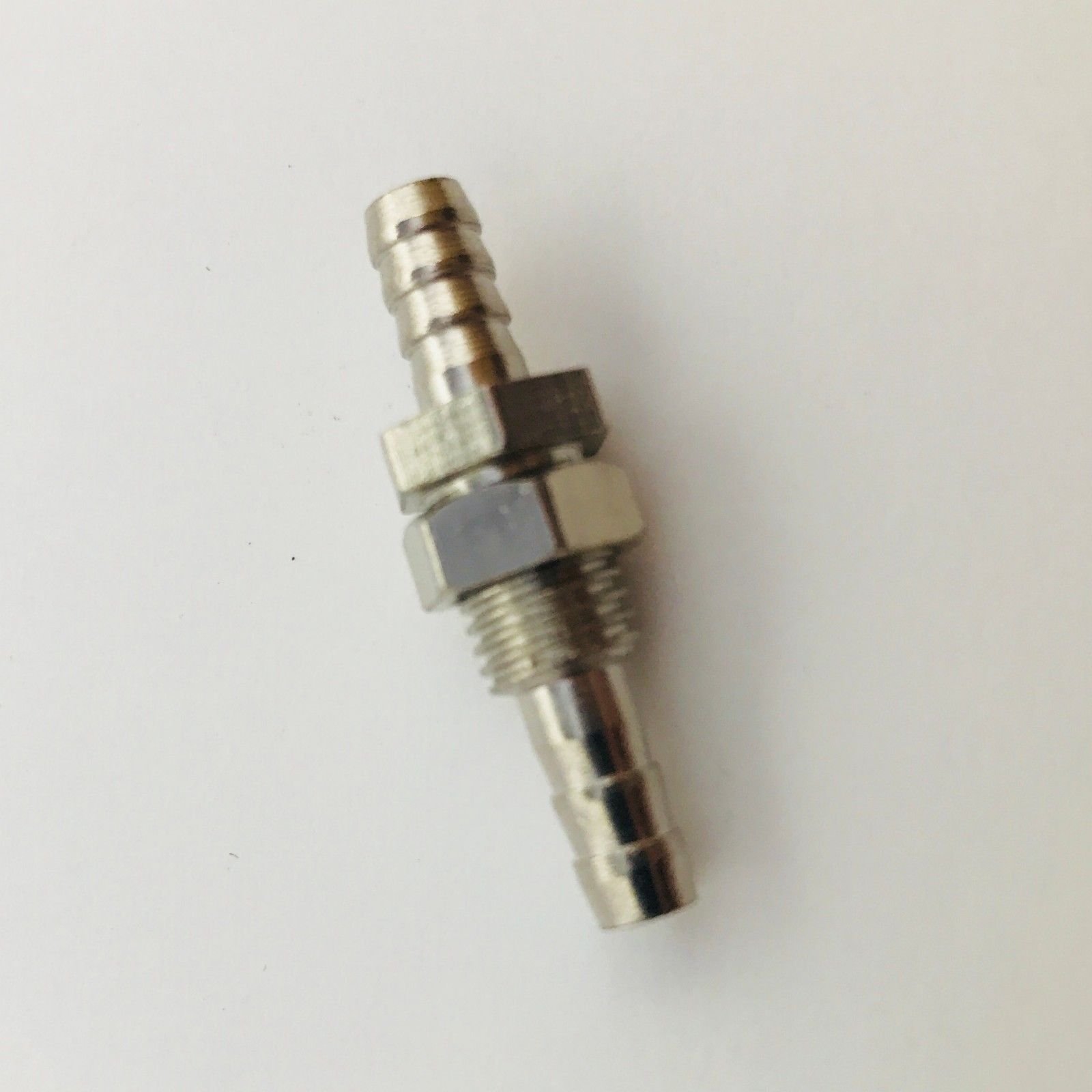 Bulkhead Barb Mender 3/16” 5mm Hose ID Fitting Fuel Air Splicer Brass