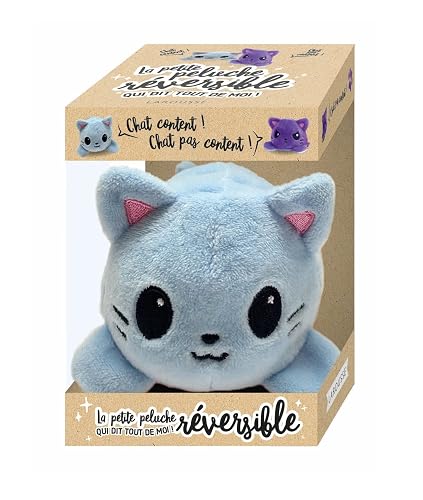 La petite peluche chat réversible qui dit tout de moi !