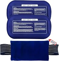 YONSEN Reusable Hot & Cold Ice Pack Wraps (3-Pack) - Adjustable Gel Packs for Knee, Shoulder, Back Pain Relief & Injury Recovery