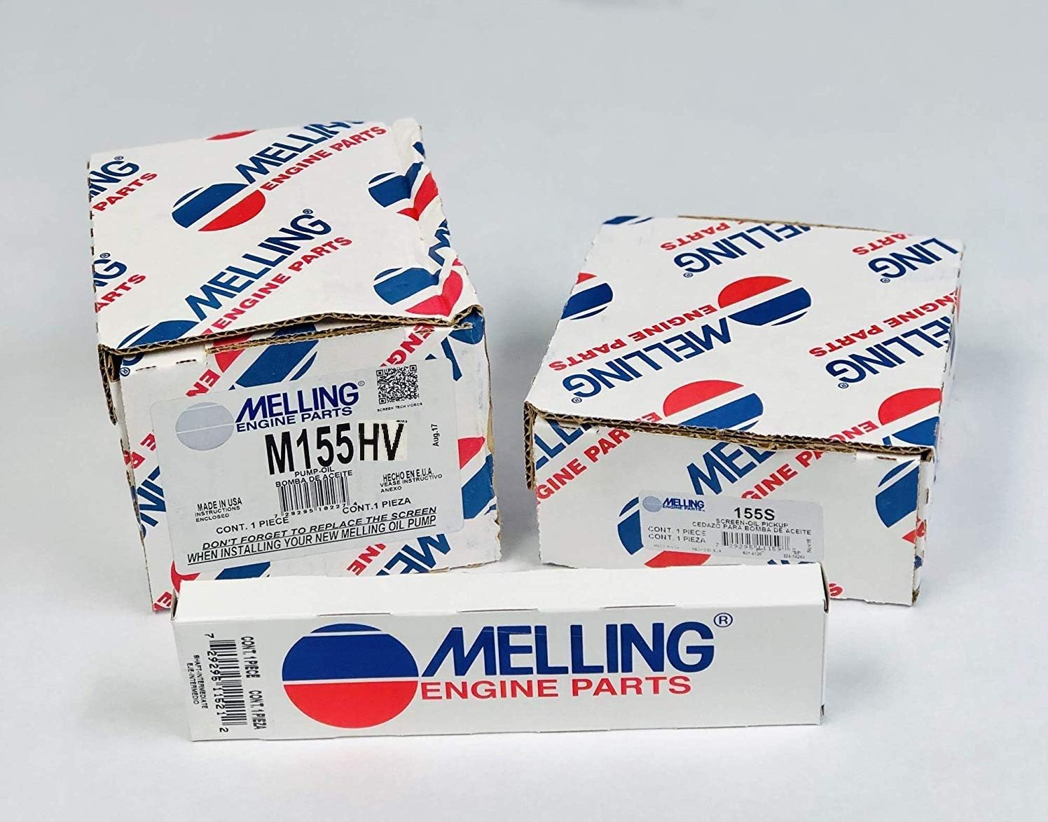 High Volume Oil Pump, Screen & Steel Drive compatible with 1993-2002 Chevy sb 350 305 265 With 3/4" Inlet