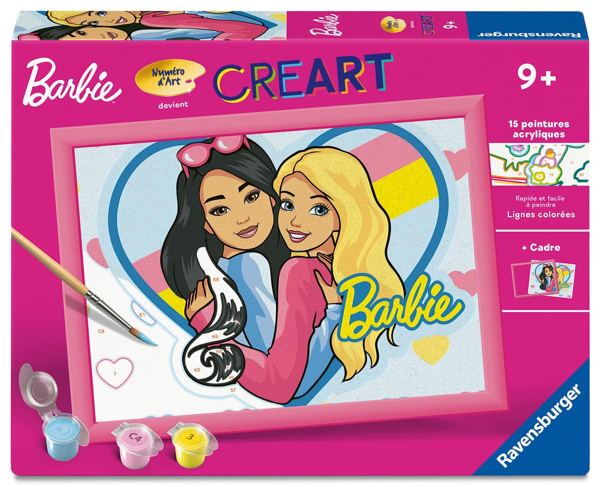 Ravensburger CreArt Barbie 1959 numéro 25896 loisir créatif