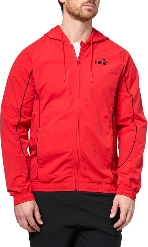 Mens Sport Woven Jacket Athletic Outerwear Casual