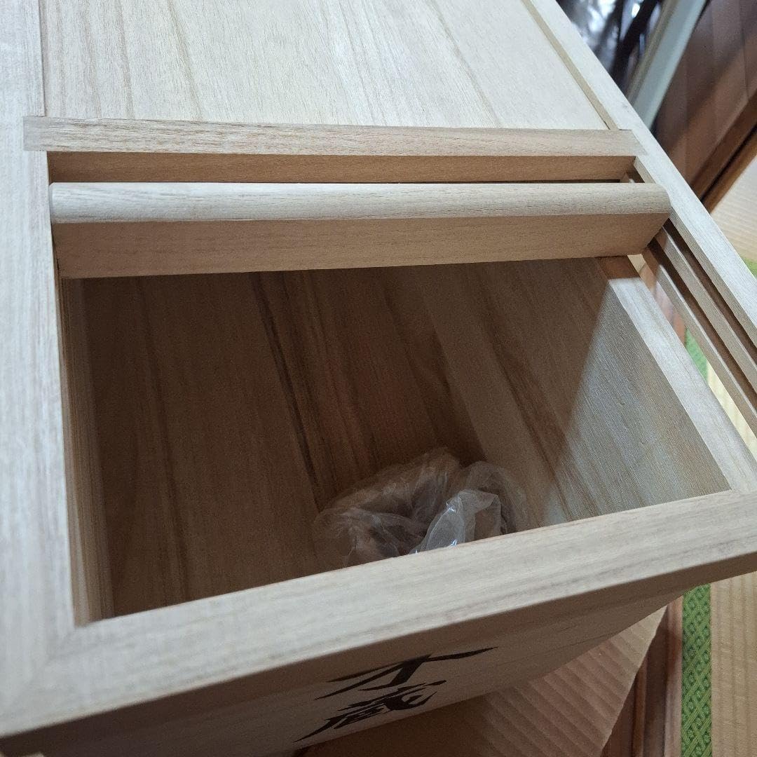 木製 蓋付き升 米蔵 中型