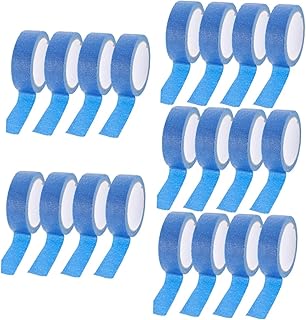 Uonlytech 20 Rolos De Fita Adesiva Azul Fita De Pintura Azul Fita De Rotulagem Fita Colorida Fita Adesiva Para Pintura Papel Artesanal Fita Colorida Para Pintores Fita Para Pintor De Arte