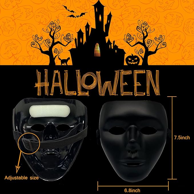 Máscara Halloween cara completa unisex adulto y niño miniatura 3