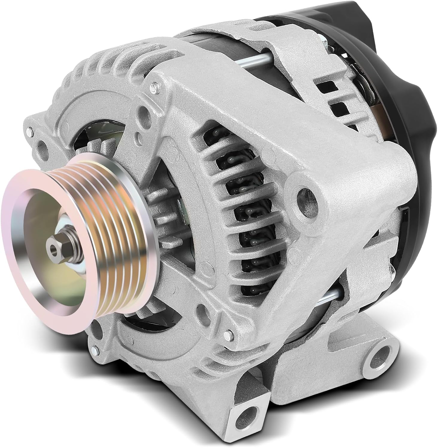 New Alternator Compatible for Pontiac for Torrent V6 3.4L 2007-2009 for Chevrolet for Equinox V6 3.4L 2007-2009, 155Amp/12Volt High Output Alternator Replaces 104210-5420 AND0420