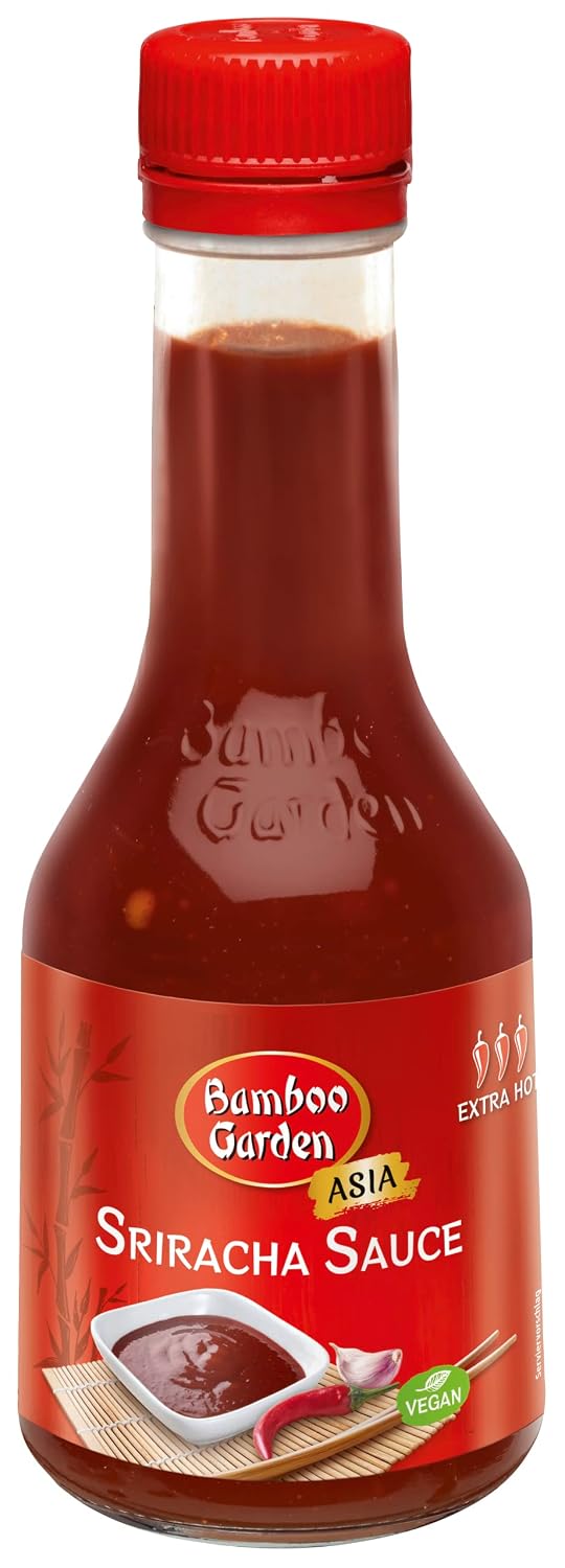 Bamboo Garden - Sriracha sauce sweet and spicy sauce for seasoning Asian dishes ideal as a dip 1 x 200 ml packaging design may vary