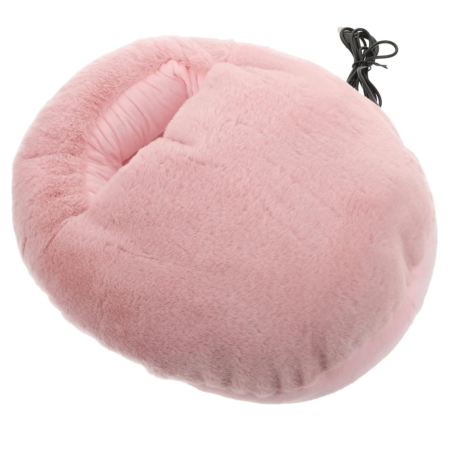 1 Set Electric shoes electric heated feet warmer cosy foot warmer plush foot heater