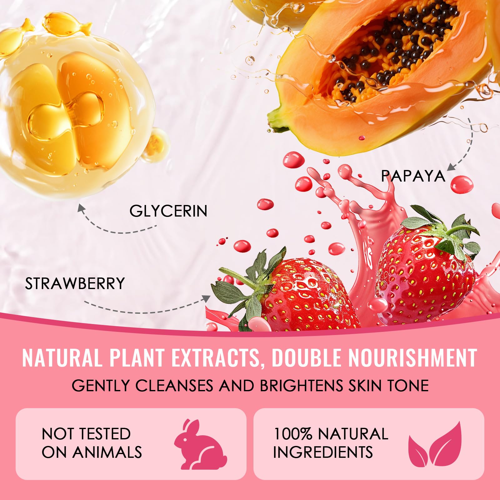 2 Paires Masque Pied Peeling, Hornhaut Entfernung Fuß Peeling Maske, Hydratantes, Pieds Nourrissant pour les Pieds, Soin Réparateur pour Hommes et Femmes (strawberry + papaya)