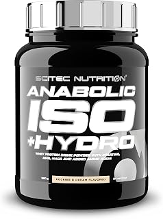 Scitec Nutrition Anabolic Iso + Hydro, Whey Protein Drink Powder with creatine, hmb, maca and Added Amino acids, 920 g, Cookies & Cream