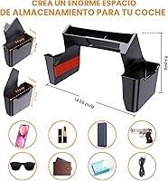 Vista 7 de Caja de almacenamiento interior para accesorios de almacenamiento interior para Jeep Wrangler JL JLU 4xe 2026 2025 2024 2023 2022 2021 2020 2019