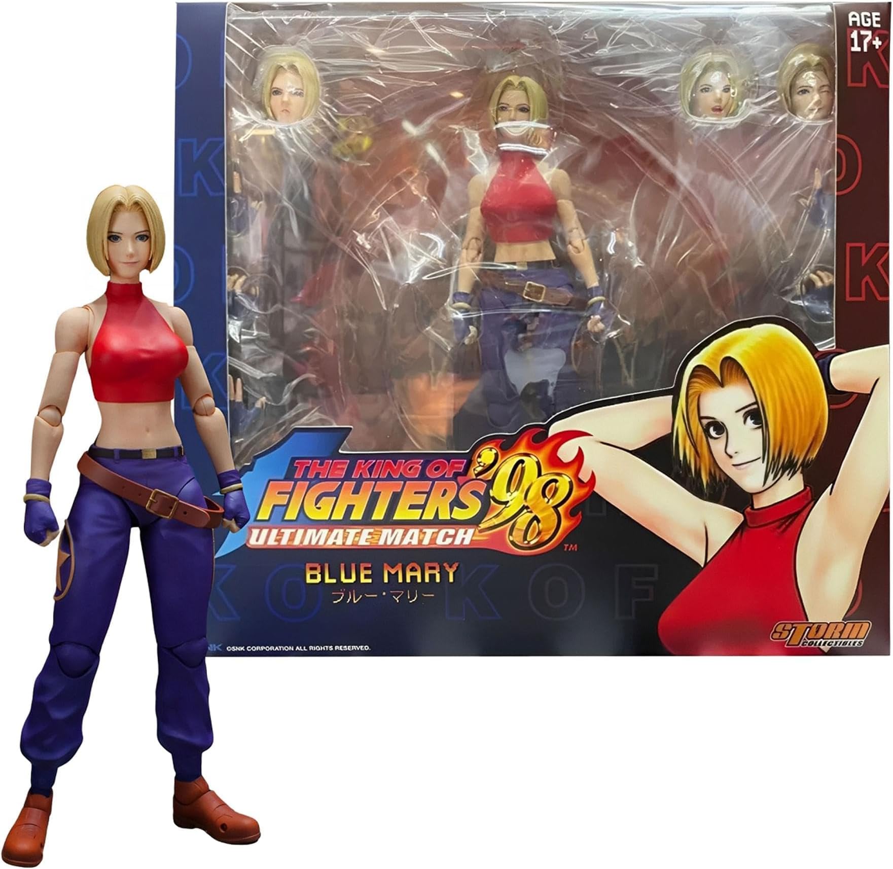 Storm Collectibles - King of Fighters '98 - Blue Mary, 1/12 Action Figure