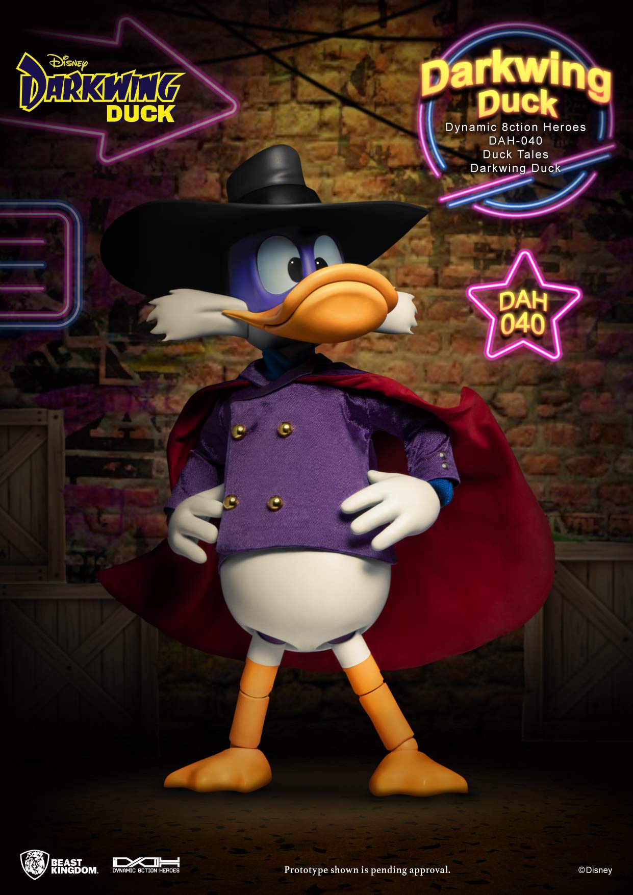 ディズニー ダークウィングダック Disney's Darkwing Duck Amazon | ダイナミック・アクション・ヒーローズ ダックに