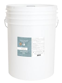 Soothing Touch Organic Massage Gel, Unscented, 640 Ounce
