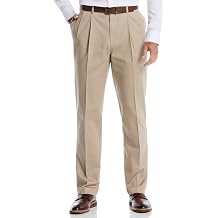 Savane Mens Double Pleated Geo Straight Fit Chino Pants Available in Big & Tall