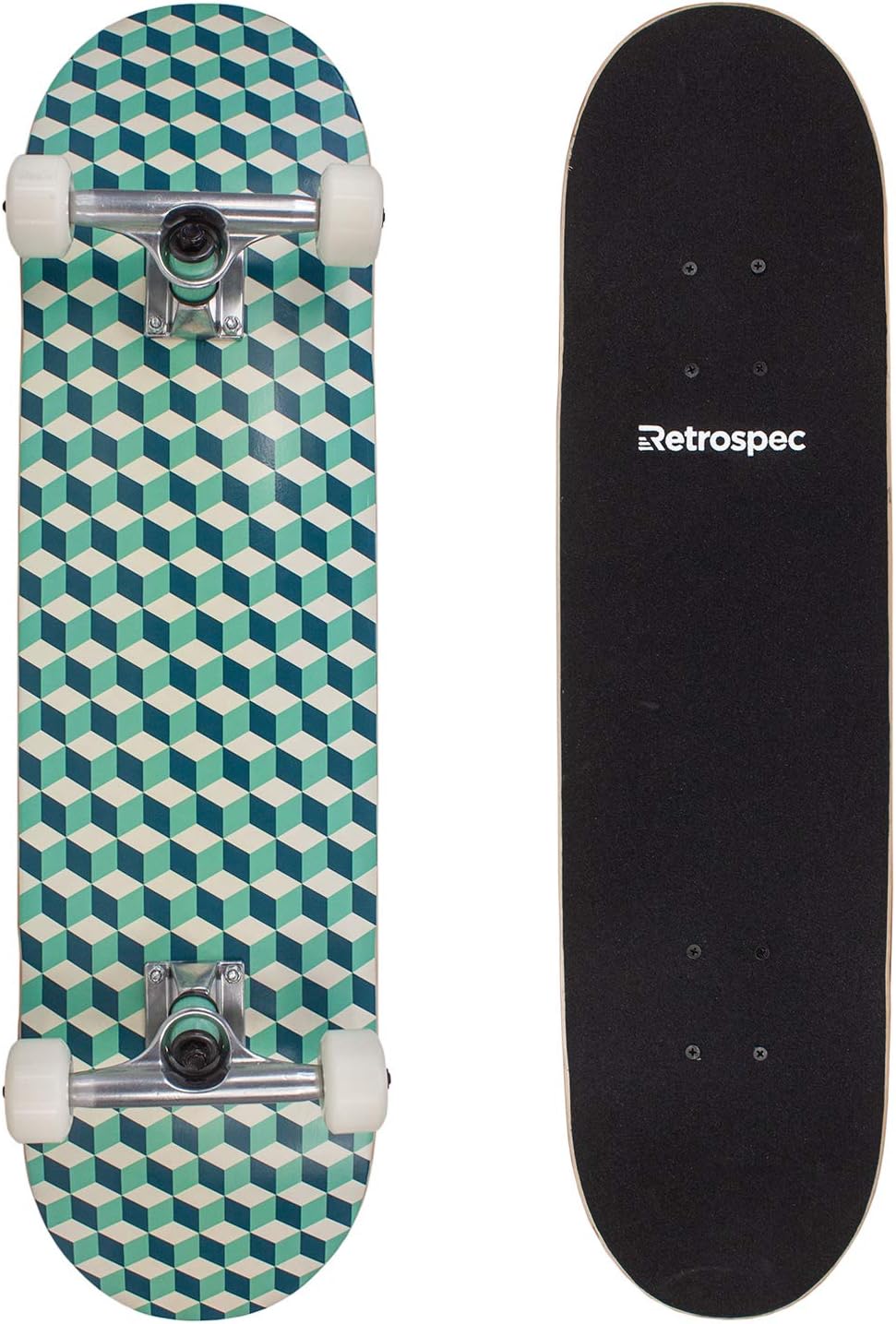 Retrospec Alameda Skateboard Canadian Maple Wood Deck with Aluminum