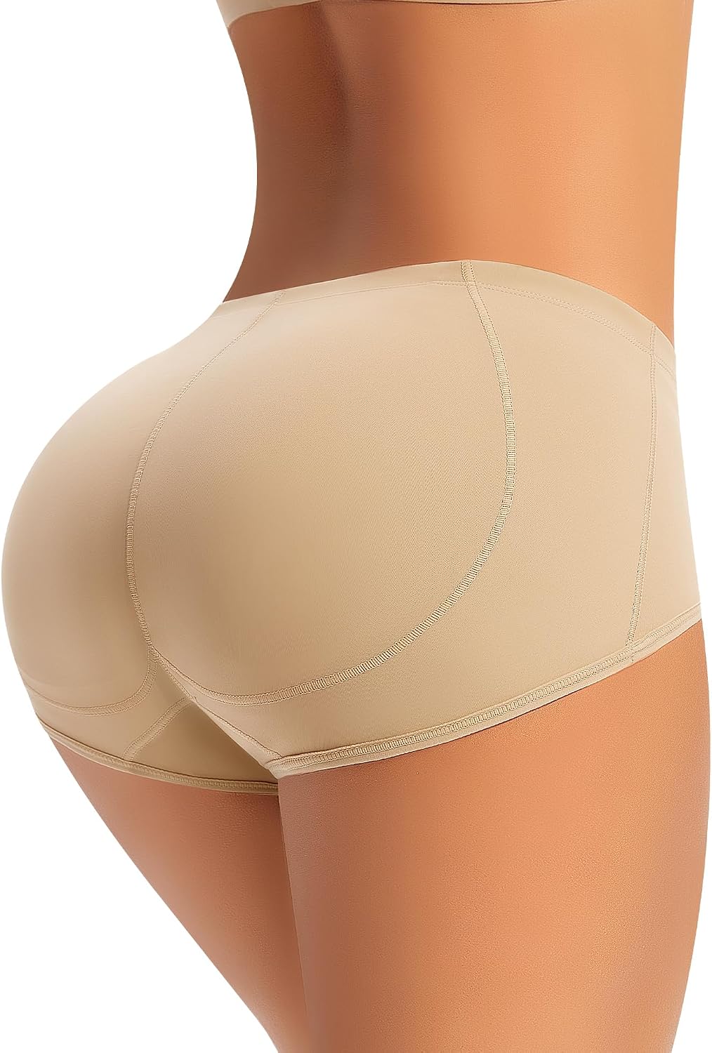 Werena Padded Underwear for Women Butt Lifting Panties Booty Pads Hip Enhancer Panty